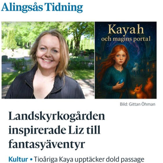 Läs artikeln i Alingsås tidning om Liz Carlén Brookes